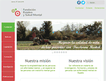 Tablet Screenshot of empleoysaludmental.org